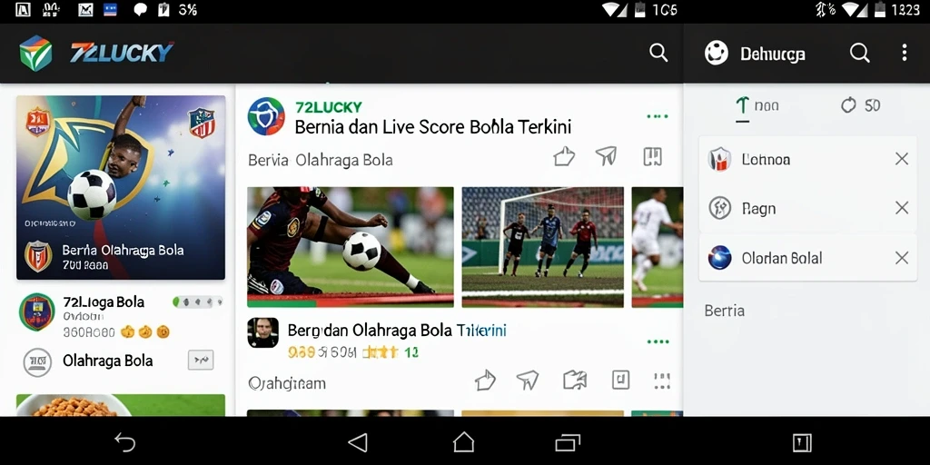 Tampilan antarmuka 72LUCKY yang informatif dan menarik.