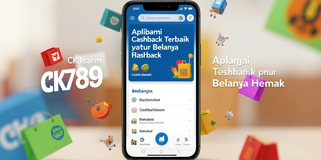 Antarmuka pengguna CK789 yang sederhana dan fungsional untuk cashback.