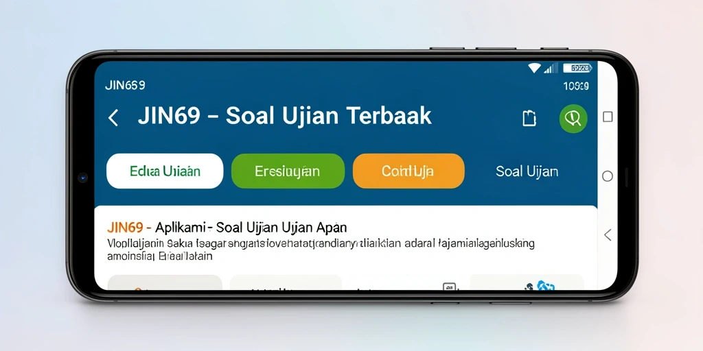 Tampilan antarmuka JIN69 yang interaktif dan mudah digunakan.