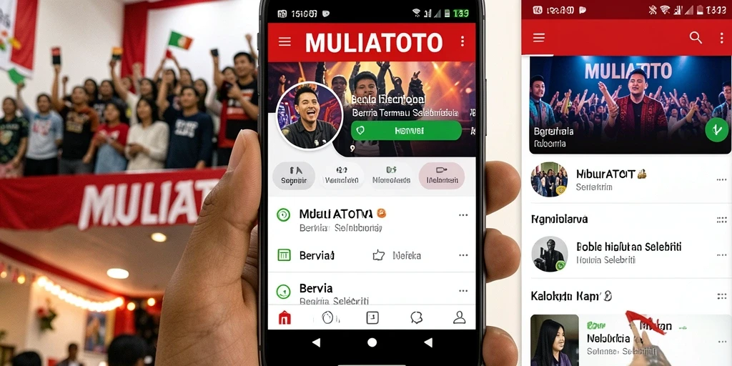 Antarmuka aplikasi MULIATOTO yang menarik dan informatif.